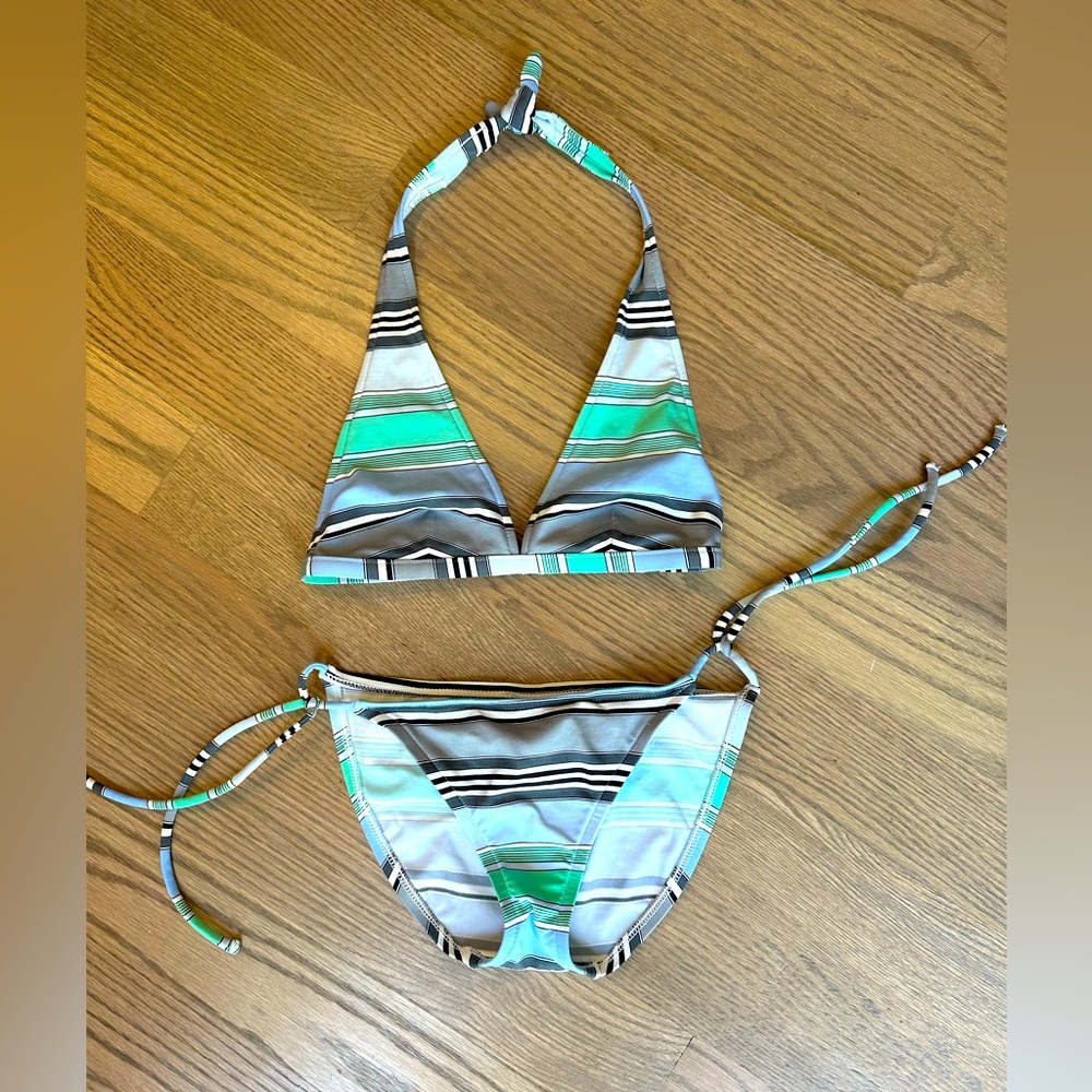 NWT Playa by La Blanca Striped Bikini